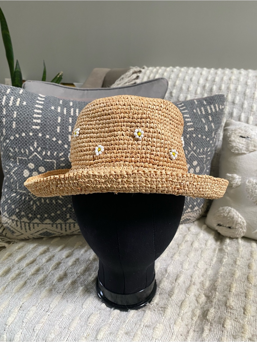 {Lack of Color} Daily Cruiser Raffia Hat - Picture 2 of 8